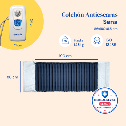 Colchón Antiescaras Sena L2 con funda