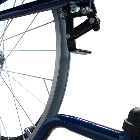 Silla de ruedas plegable autopropulsable color azul